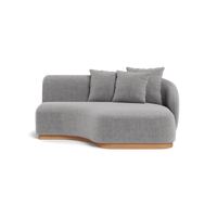 Como Curved Chaise Right