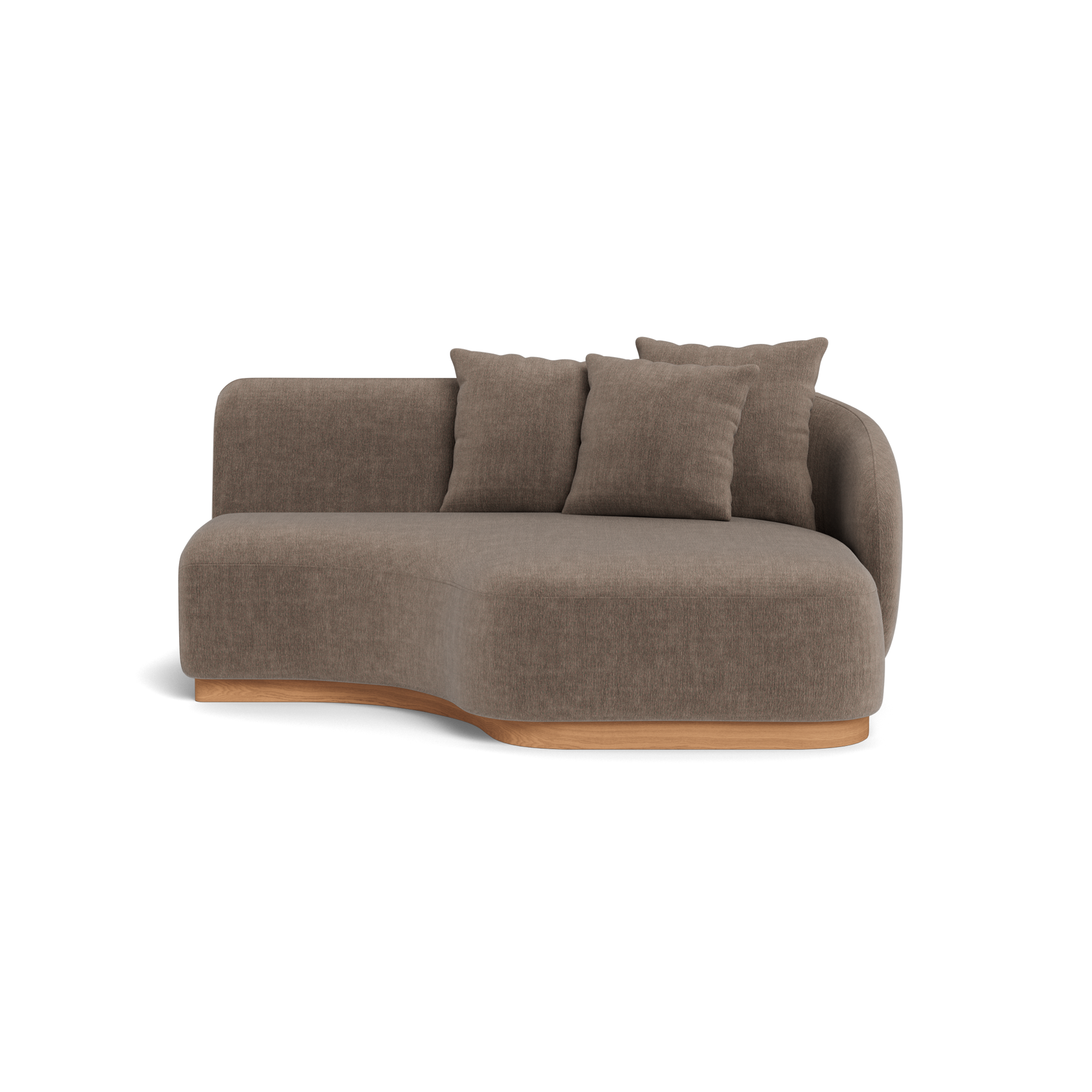 Como Curved Chaise Right