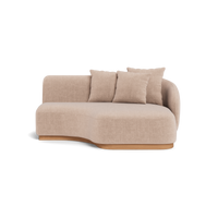 Como Curved Chaise Right