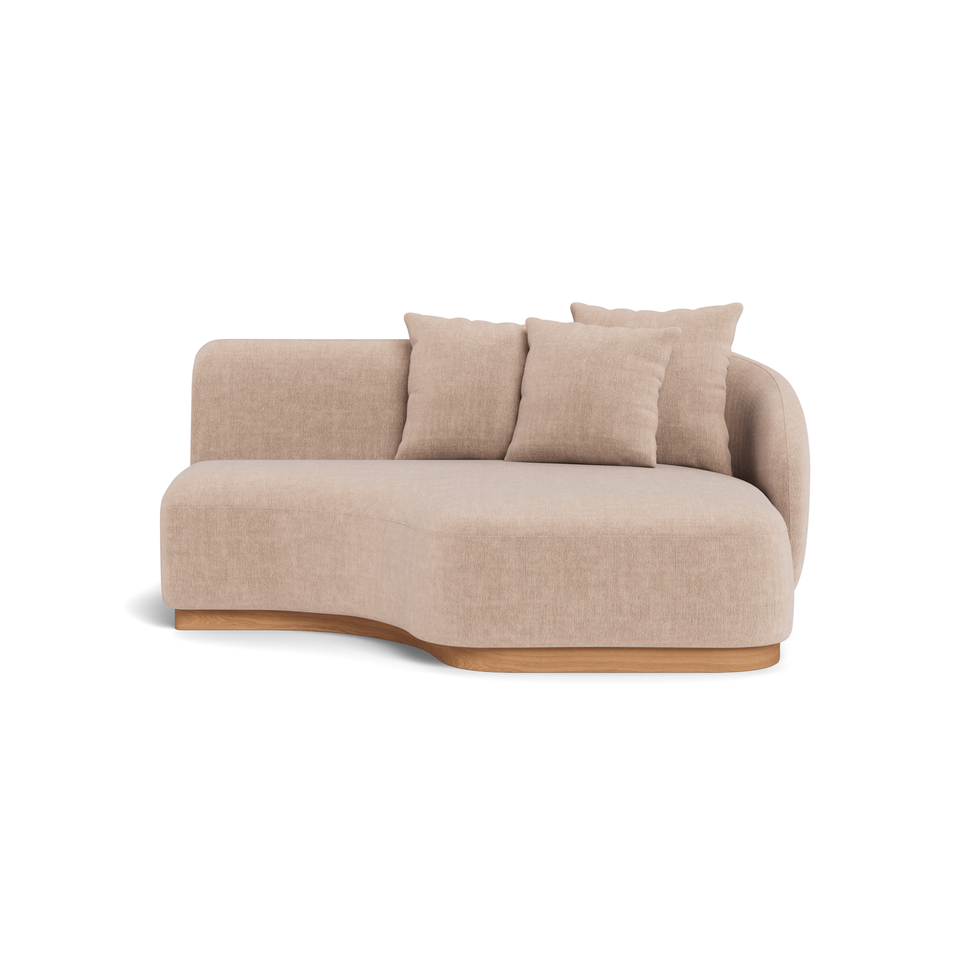 Como Curved Chaise Right
