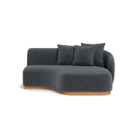 Como Curved Chaise Right