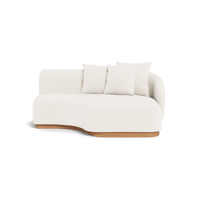Como Curved Chaise Right