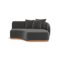 Como Curved Chaise Right