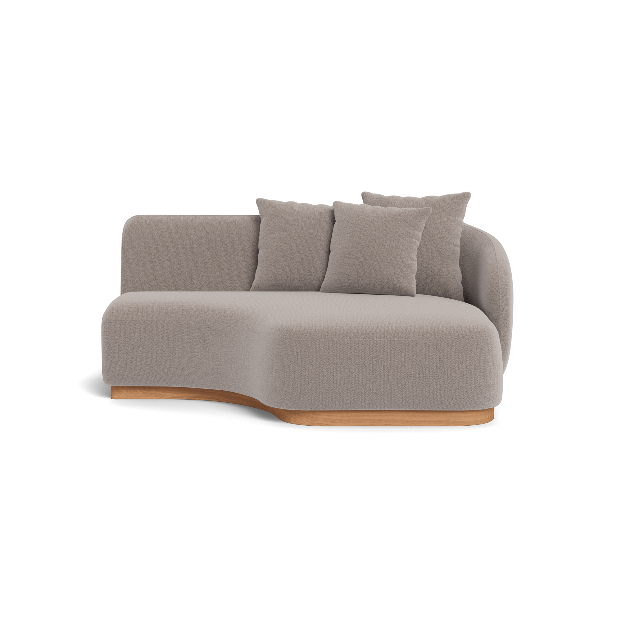 Como Curved Chaise Right