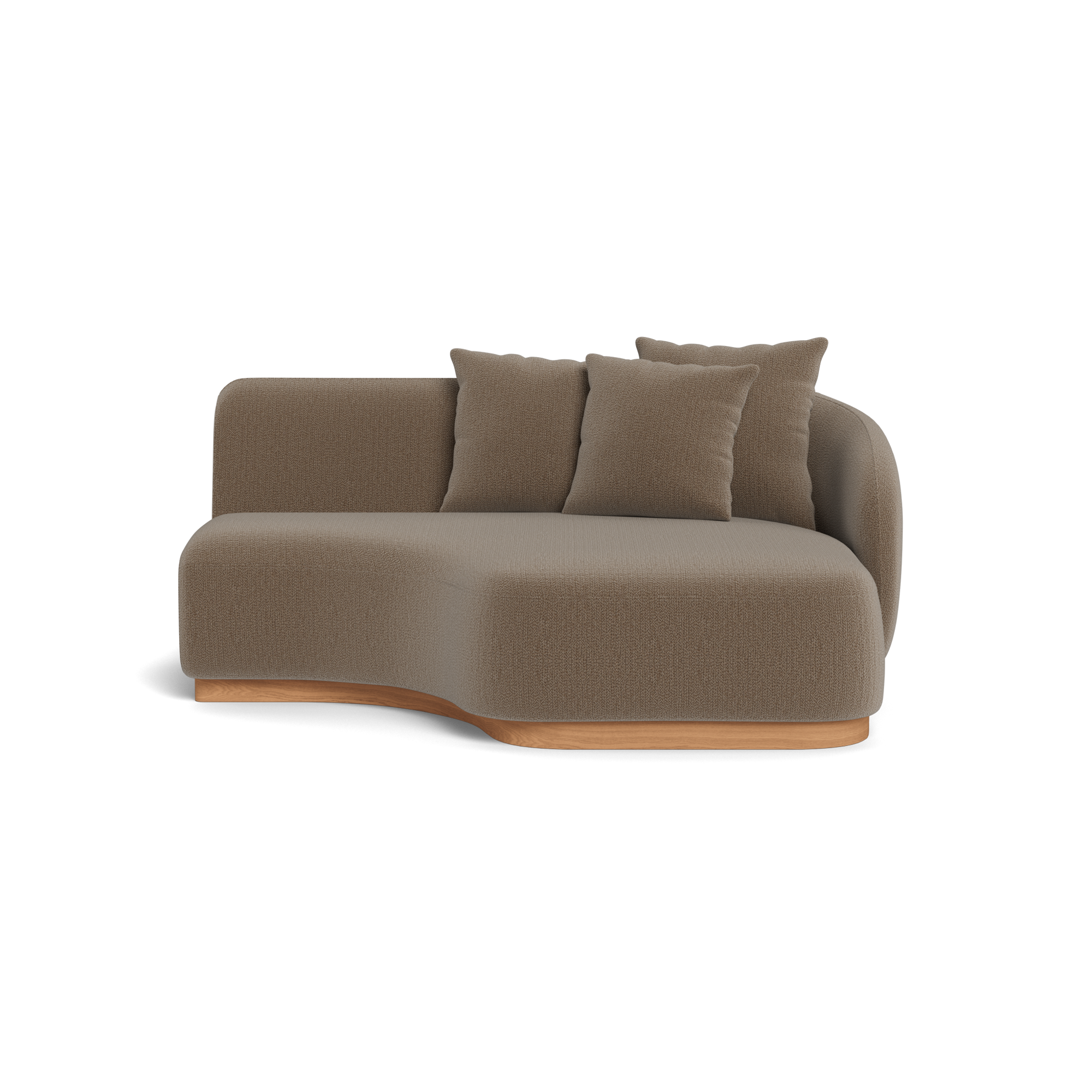 Como Curved Chaise Right