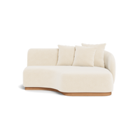 Como Curved Chaise Right