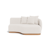Como Curved Chaise Right