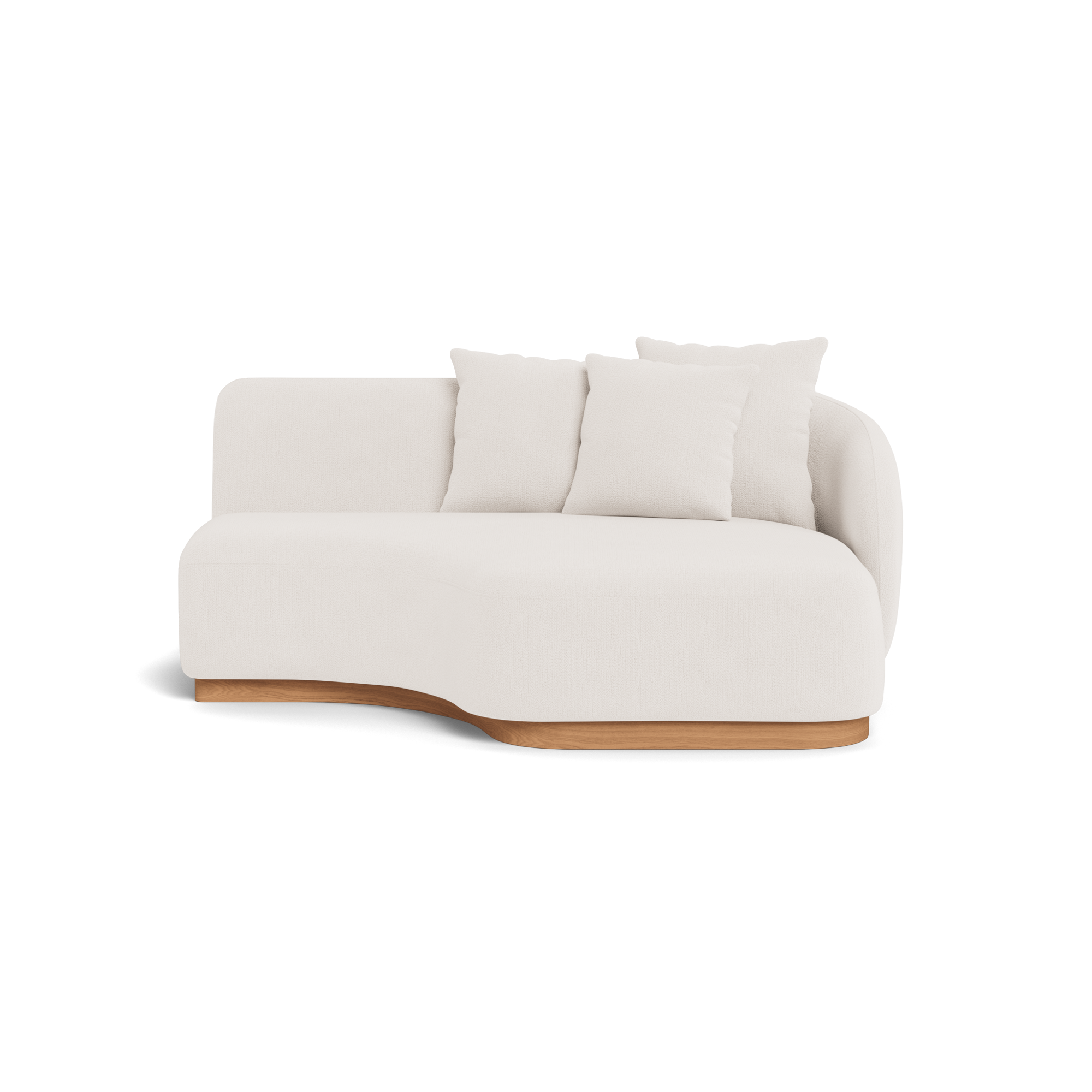Como Curved Chaise Right