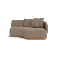 Como Curved Chaise Right
