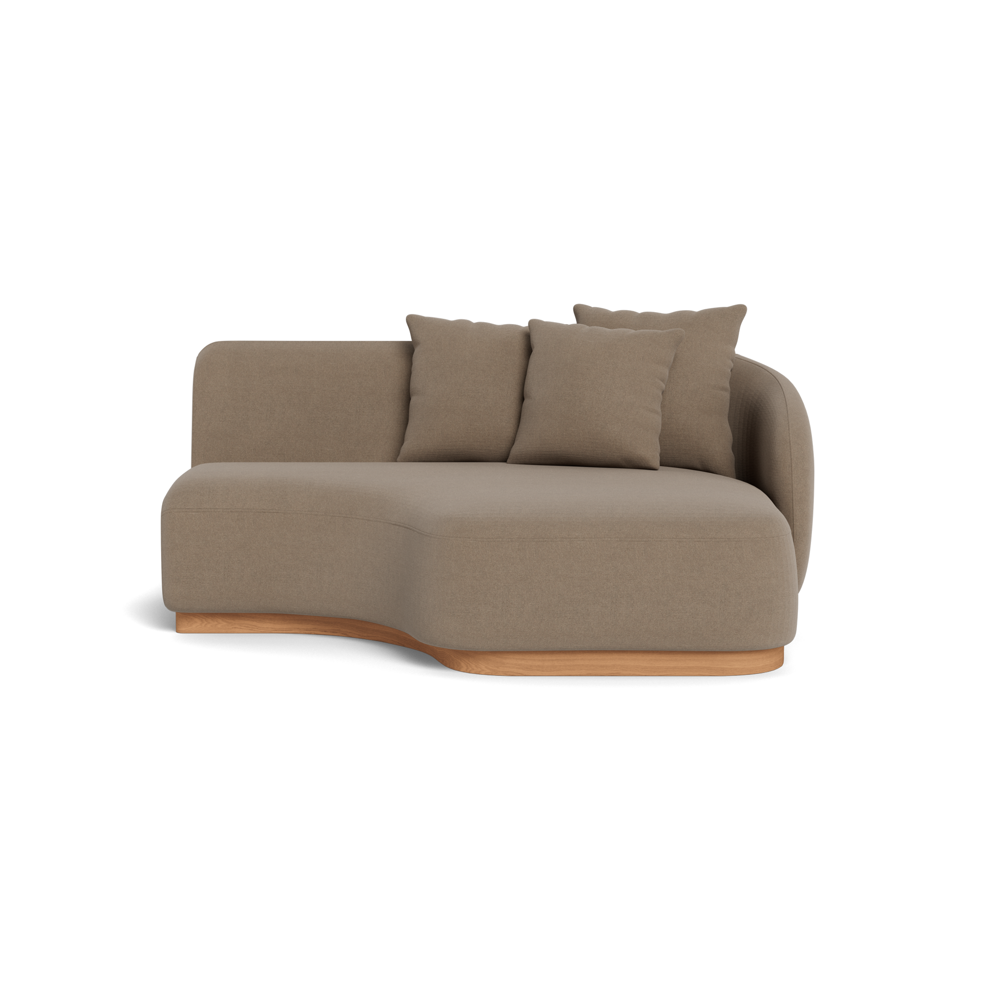 Como Curved Chaise Right