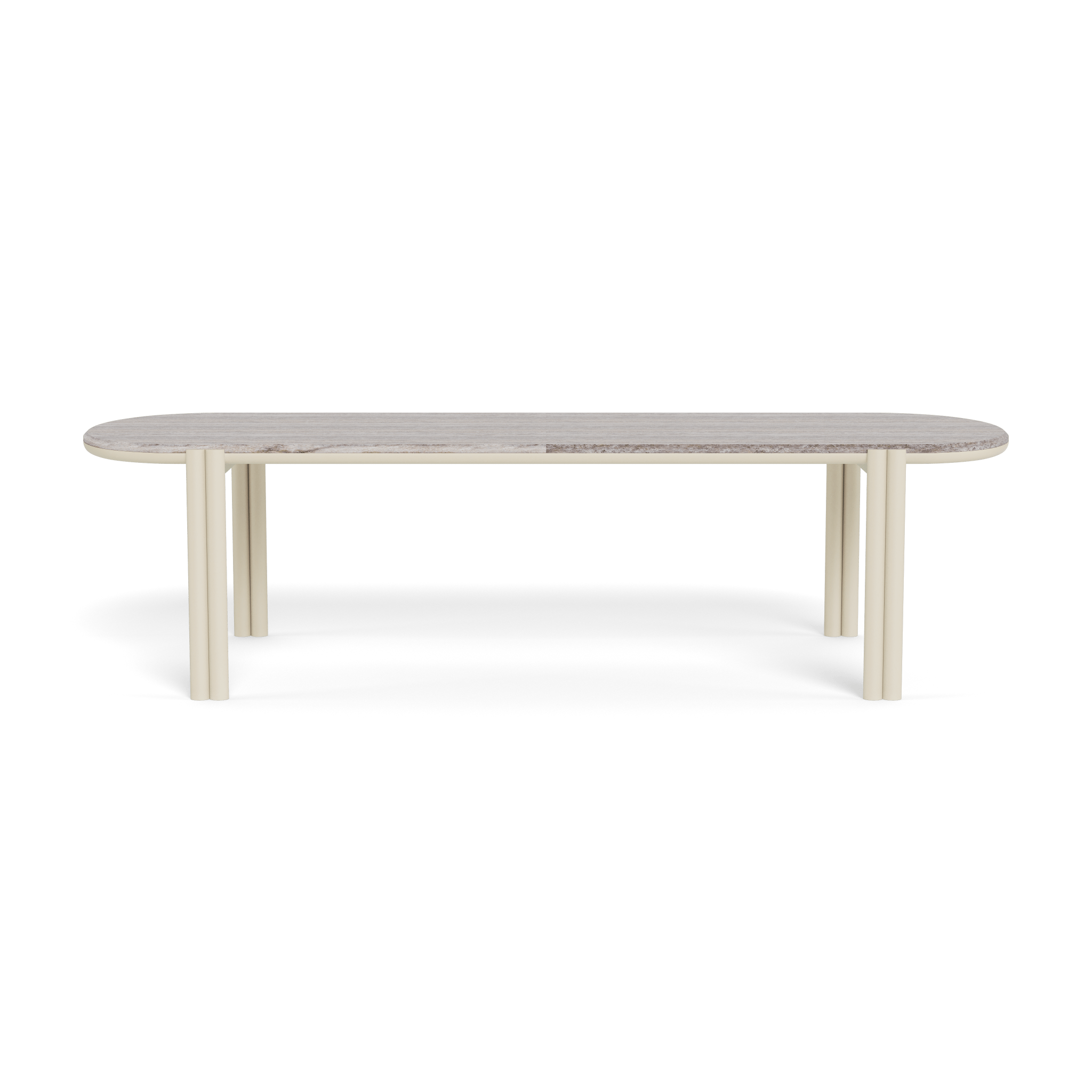 Cove Aluminum Pill Dining Table