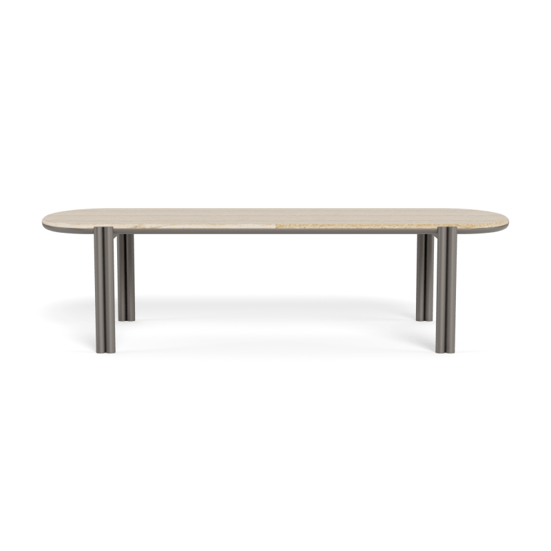 Cove Aluminum Pill Dining Table