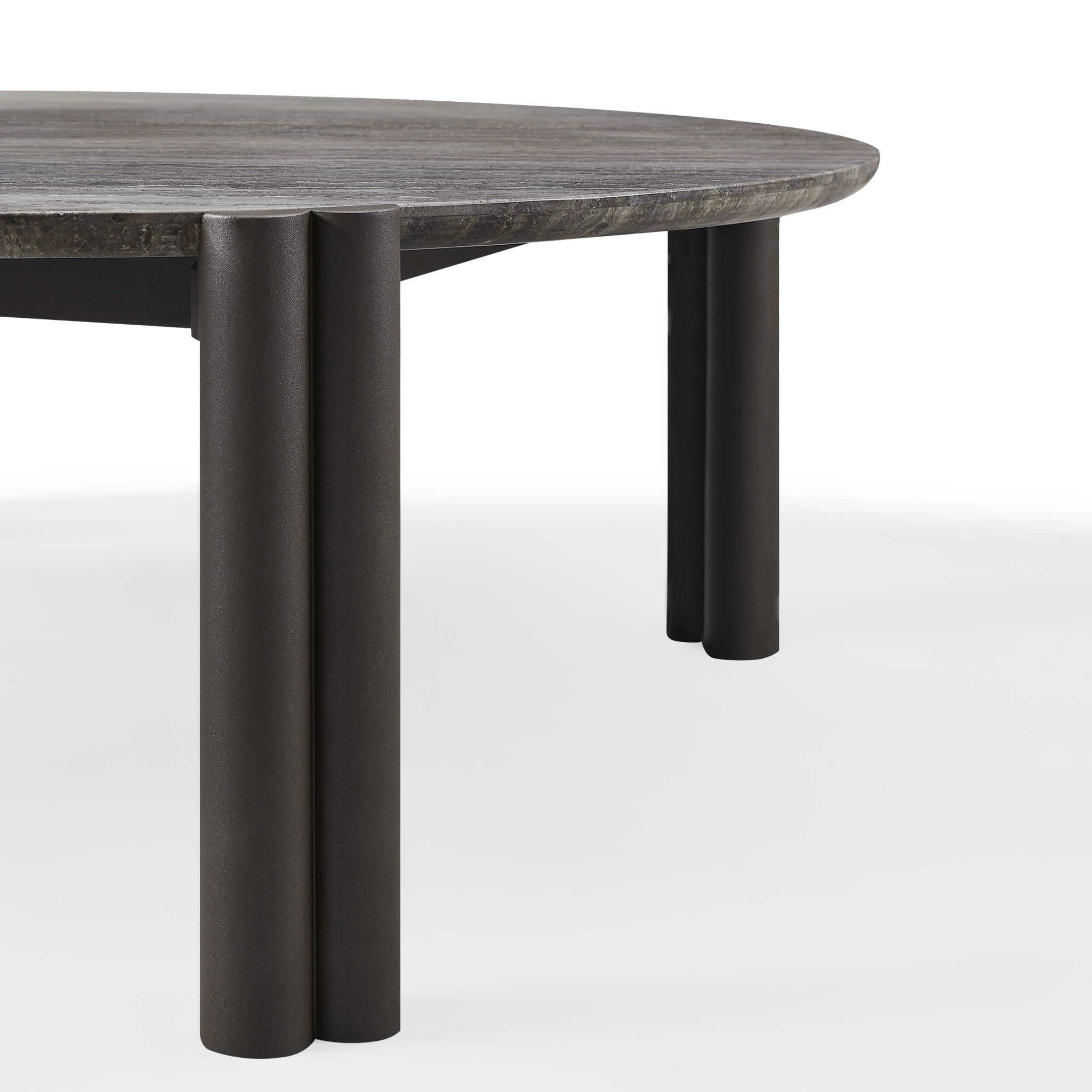 Cove Aluminum Round Coffee Table – HARBOUR