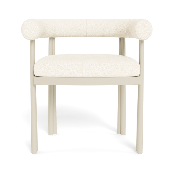 Cove Luxe Dining Chair | Aluminum Bone, Riviera Ivory,