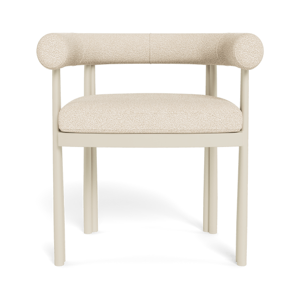 Cove Luxe Dining Chair | Aluminum Bone, Riviera Sand,