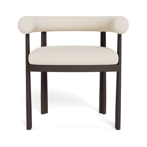 Cove Luxe Dining Chair | Aluminum Bronze, Siesta Ivory,