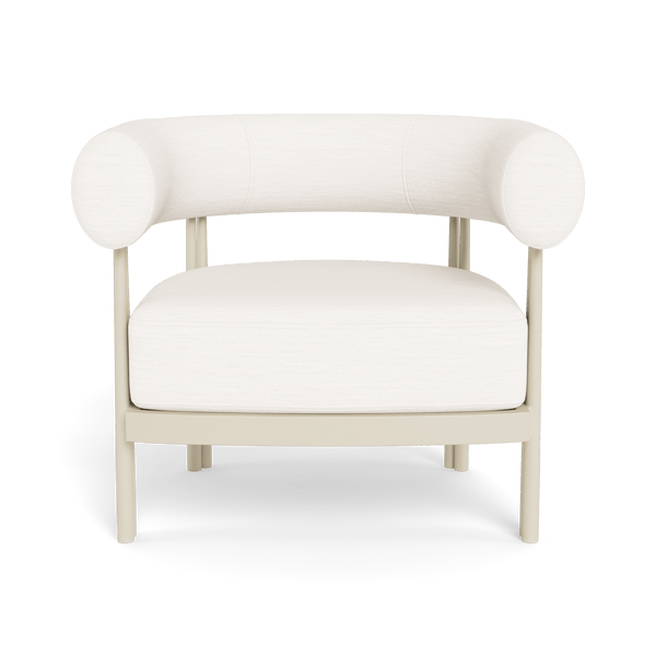 Cove Luxe Lounge Chair | Aluminum Bone, Panama Blanco,