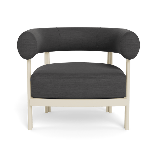 Cove Luxe Lounge Chair | Aluminum Bone, Panama Grafito,