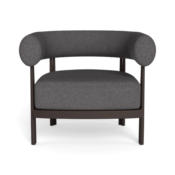 Cove Luxe Lounge Chair | Aluminum Bronze, Riviera Slate,