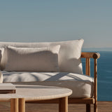Cove Teak 3 Seat Sofa | Teak Natural, Panama Blanco,