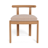 Cove Teak Armless Dining Chair | Teak Natural, Altona Sand,