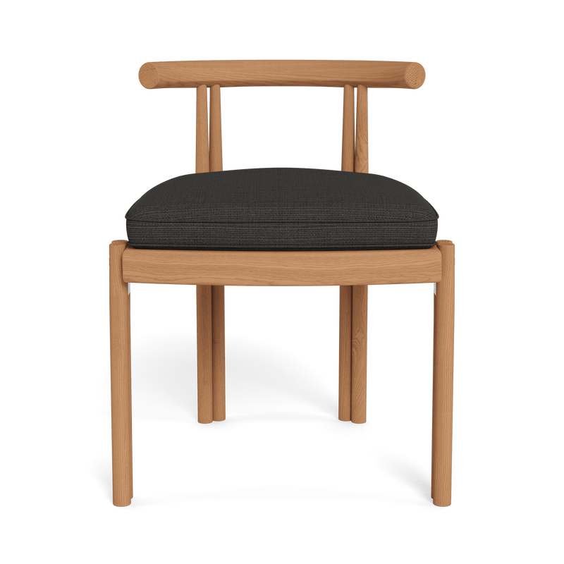 Cove Teak Armless Dining Chair | Teak Natural, Monterey Charcoal,