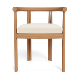 Cove Teak Dining Chair | Teak Natural, Marley Parchment,