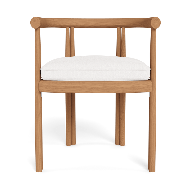 Cove Teak Dining Chair | Teak Natural, Pebble White,