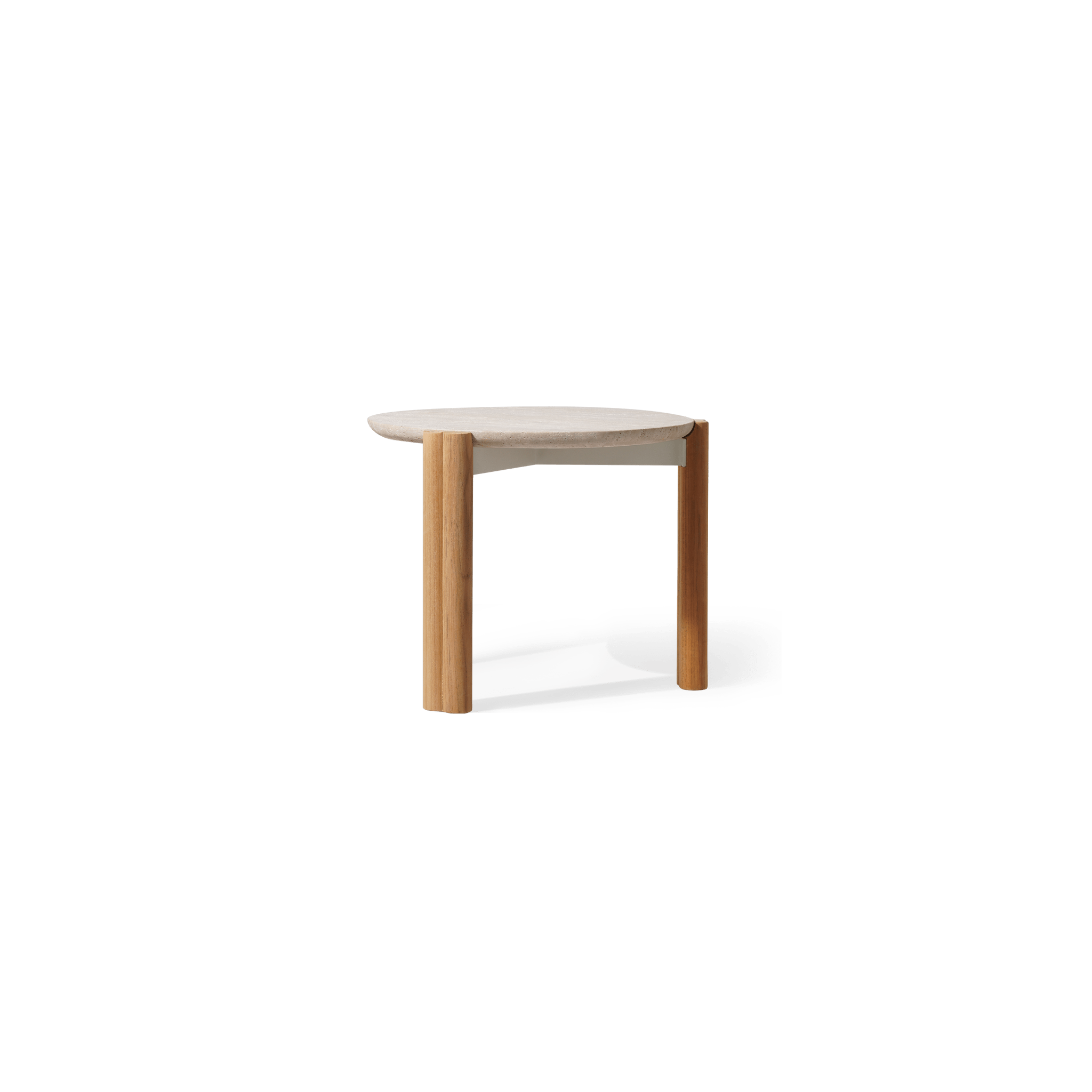 Cove Teak Round Side Table