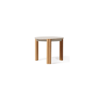 Cove Teak Round Side Table