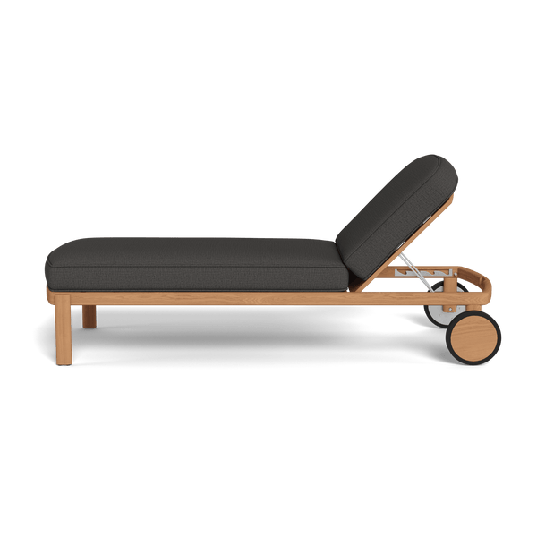 Cove Teak Sun Lounge | Teak Natural, Stirling Shadow,