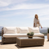Formentera 3 Seat Armless Sofa