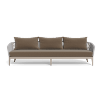 Hamilton 3 Seat Sofa | Aluminum Taupe, Marley Mink, Rope Light Grey