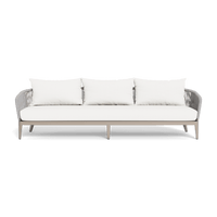 Hamilton 3 Seat Sofa | Aluminum Taupe, Monterey Chalk, Rope Light Grey