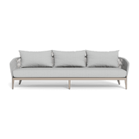 Hamilton 3 Seat Sofa | Aluminum Taupe, Monterey Silver, Rope Light Grey