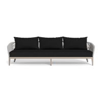 Hamilton 3 Seat Sofa | Aluminum Taupe, Pebble Charcoal, Rope Light Grey