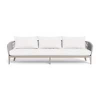 Hamilton 3 Seat Sofa | Aluminum Taupe, Pebble White, Rope Light Grey