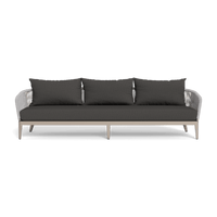 Hamilton 3 Seat Sofa | Aluminum Taupe, Stirling Shadow, Rope Light Grey