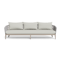 Hamilton 3 Seat Sofa | Aluminum Taupe, Stirling Smoke, Rope Light Grey