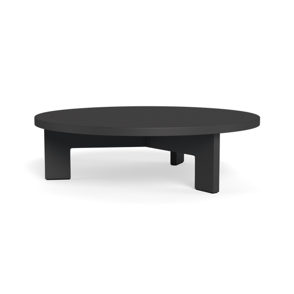 Hampton Round Coffee Table | Aluminum Asteroid, ,