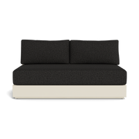Hayman Aluminum 2 Seat Armless Sofa