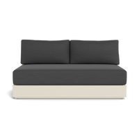 Hayman Aluminum 2 Seat Armless Sofa