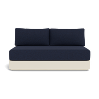 Hayman Aluminum 2 Seat Armless Sofa