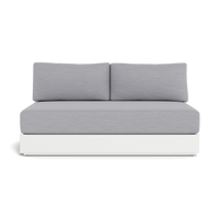 Hayman Aluminum 2 Seat Armless Sofa