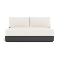 Hayman Aluminum 2 Seat Armless Sofa