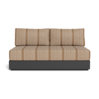 Hayman Aluminum 2 Seat Armless Sofa