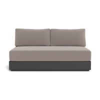 Hayman Aluminum 2 Seat Armless Sofa