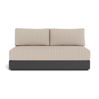 Hayman Aluminum 2 Seat Armless Sofa