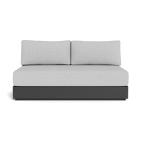 Hayman Aluminum 2 Seat Armless Sofa