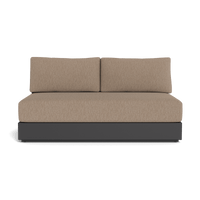 Hayman Aluminum 2 Seat Armless Sofa
